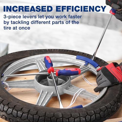 WORKPRO 14.5” Tire Spoons Set, 23-Piece Steel Tire Removal Tool Set - Image 2