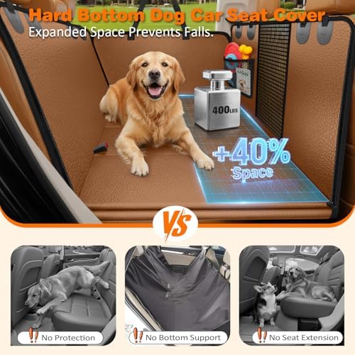 URPOWER Hard Bottom Dog Car Seat Cover - Image 2
