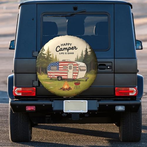 Life is Good Spare Tire Cover Weatherproof Sun Protection Dust-Proof Wheel Tire - Image 2