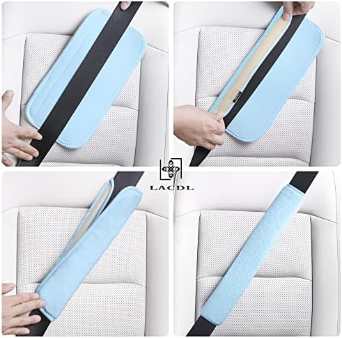LACDL Extra Long Seatbelt Cover Super Soft Furry - Image 4