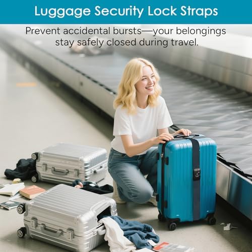 Travel Inspira Heavy Duty Luggage Straps - Image 3