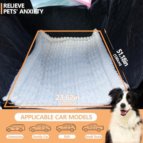 2-in-1 Dog Car Seat Cover & Dog Car Pet Bed Mat - Image 6