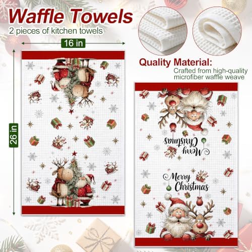 Christmas Kitchen Towels Set of 2 - Image 2