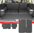 powoq Cargo Mat with Backrest Mats Compatible with 2016-2022 Honda Pilot by powoq