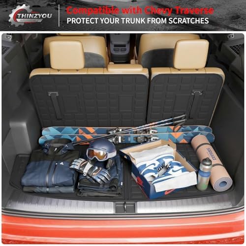 Trunk Mat & Backrest Mats for 2018-2023 Chevrolet Traverse - Image 6