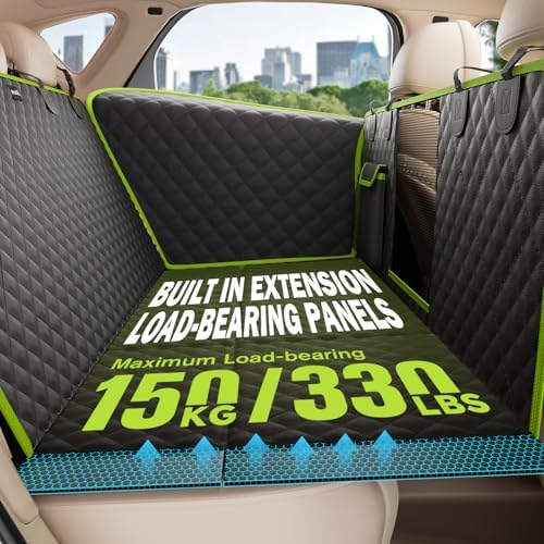 Pecute Back Seat Extender for Dogs 56.29 * 28.74 in, Car Window Fixing for - Image 6