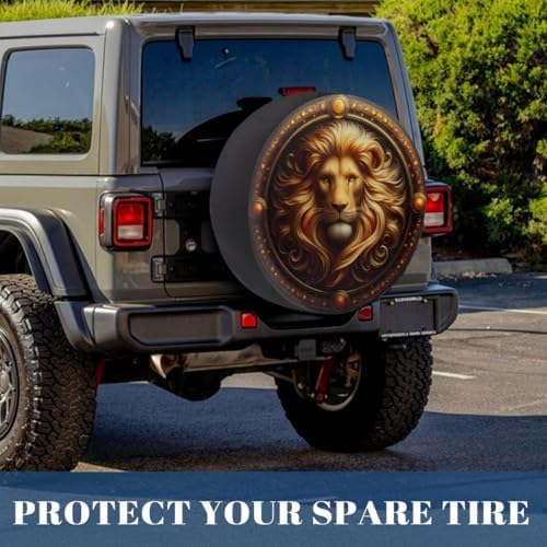 Lion Spare Tire Cover Waterproof Dust-Proof Spare Wheel Covers - Image 6