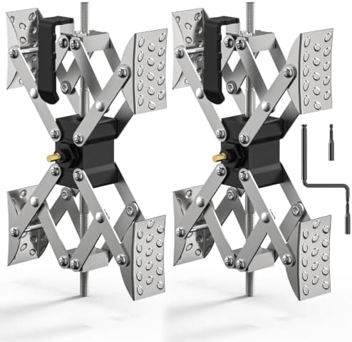 RV Wheel Stabilizer, X Shape Wheel Chocks Designed to Prevent Tire Wobble by AUH