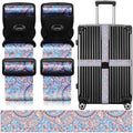 Luggage Straps for Suitcases, Travel Adjustable Belt by ZHOMA