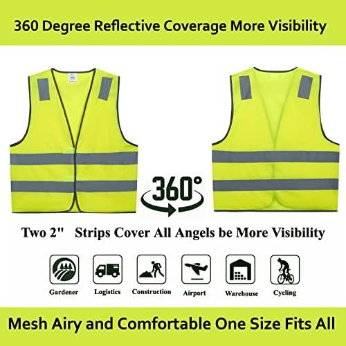 Safety Vests 20 Pack Bulk - Image 4