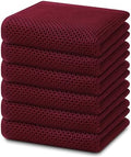 Homaxy 100% Cotton Waffle Weave Kitchen Dish Towels 6-Pack by Homaxy