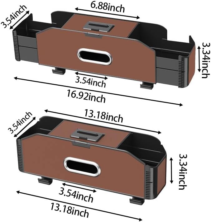 Back Seat Car Organizer, 5 in 1 Multifunctional Car Back Seat Storage Box - Image 5