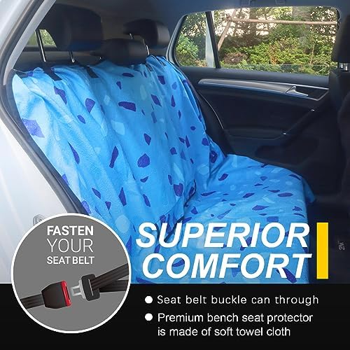 Back Seat Cover for Car Trucks Van SUV Jeep, Waterproof Rear Bench Towel Seat - Image 2
