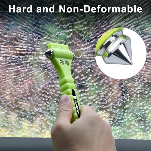 Car Window Breaker Hammer and Seat Belt Cutter 2-in-1，Emergency Escape Tool - Image 3