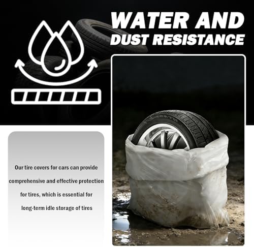 4PCS Disposable Extra Large Tire Bag - Image 4