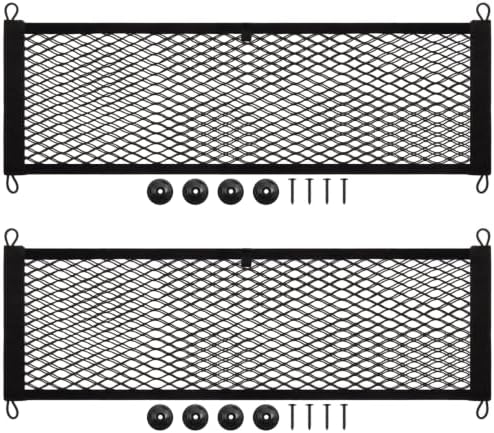 Frienda 2 Pcs Small Cargo Net Boat Storage Mesh Netting, 31.5 X 9.8 Inches by Frienda