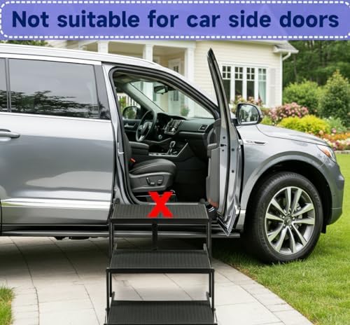 Dog Steps for Car and Truck, 30.7" H Foldable Dog Stairs for Large Dogs - Image 5