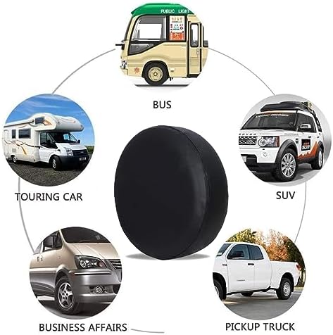 BESULEN Tire Covers 4 Pack, Oxford Wheel Covers - Image 6