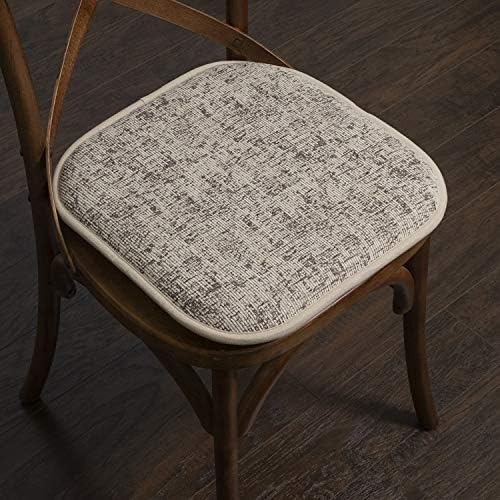 Sweet Home Collection Chair Cushion Memory Foam Pads Honeycomb Pattern Slip Non - Image 5