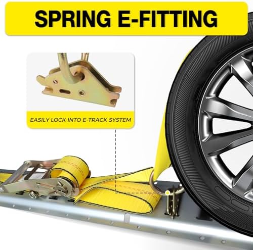 Car Tie Down Straps for Trailers-10, 000lbs Break Strength-2inx10ft Heavy Duty - Image 5