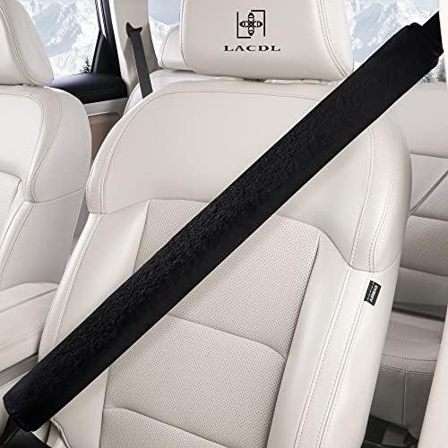 LACDL Extra Long Seatbelt Cover Super Soft Furry - Image 2
