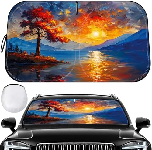 Car Windshield Sun Shade UV Reflector Foldable Front Window SUV by Pleneal