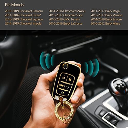 Vrasly Compatible with Chevy Key Fob Cover with Keychain Lanyard - Image 6