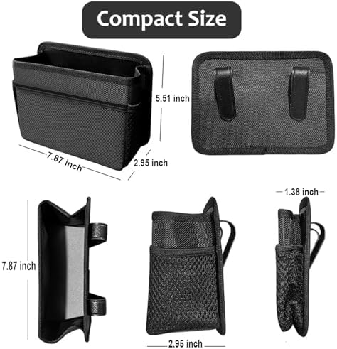 Accmor Collapsible Car Trash Can, Vehicle Garbage Organizer Holder Bin - Image 6
