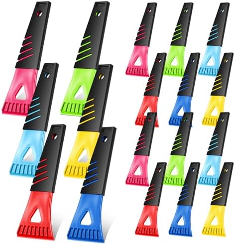 Frienda 18 Pcs Ice Scrapers for Car Windshield Frost Remover Winter by Frienda