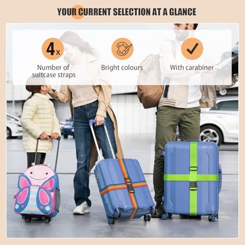 BILIONE Luggage Straps for Suitcases - Image 5