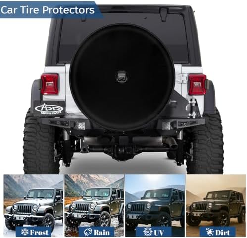 Spare Tire Cover with Backup Camera Hole Fit - Image 6