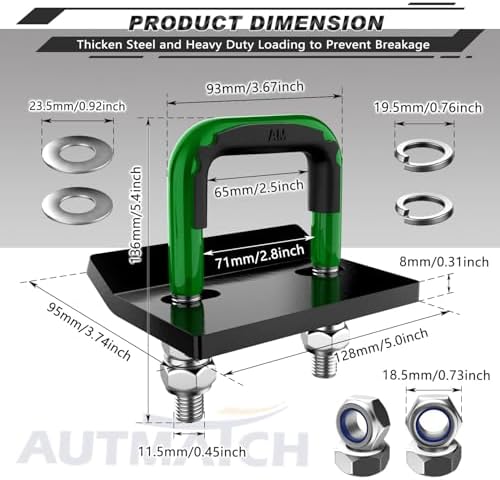 AUTMATCH Hitch Tightener Anti-Rattle Clamp - Image 4