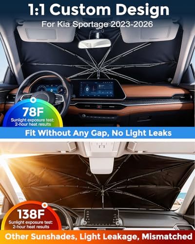 Weektic Custom Windshield Sun Shade Umbrella - Image 2