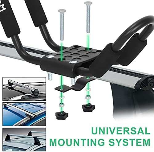 J-Bar Rack 2 Pairs Universal HD Kayak Carrier ，Kayak Roof Rack - Image 5