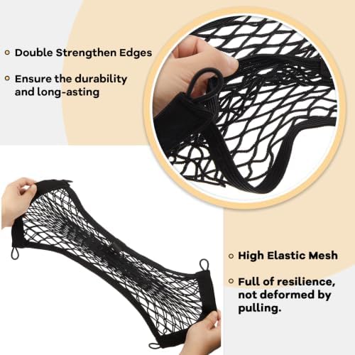 Frienda 2 Pcs Small Cargo Net Boat Storage Mesh Netting, 23.6 X 9.8 Inches - Image 6