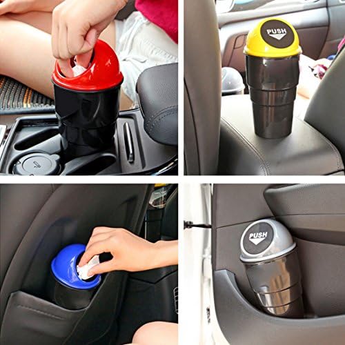Cup Holder Trash Can, Leakproof Car Trash Can - Image 5