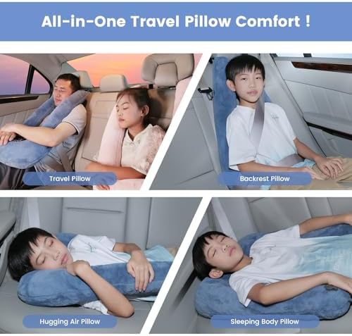 Keemall Inflatable Car Pillow for Kids & Adults, Neck & Body Pain Relief - Image 6