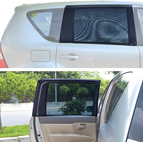TFY Universal Car Rear Side-Door Square-Window Sunshades by TFY