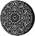 KiuLoam Tribal Ethnic Floral Mandala Pattern Spare Tire Cover Polyester by KiuLoam