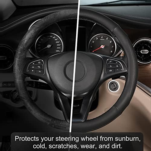 SEG Direct Steering Wheel Cover 14.5-15 inch Heavy-Duty - Image 4