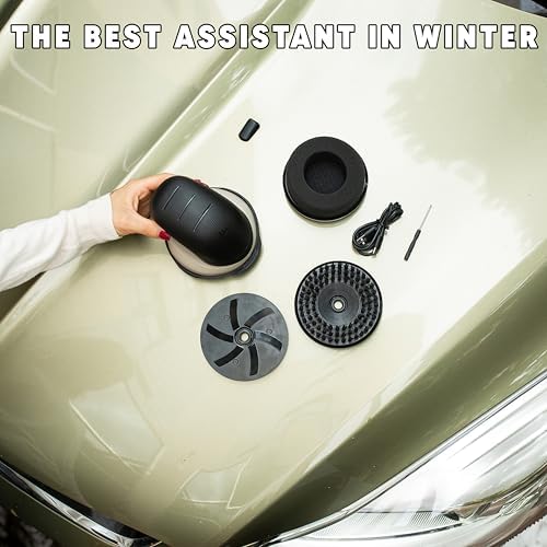 ZONETECH Electric Ice Scraper for Car Windshield, Electric Snow Scraper for - Image 7