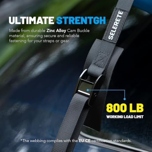 Universal Car Soft Kayak Roof Rack Pads - Image 3