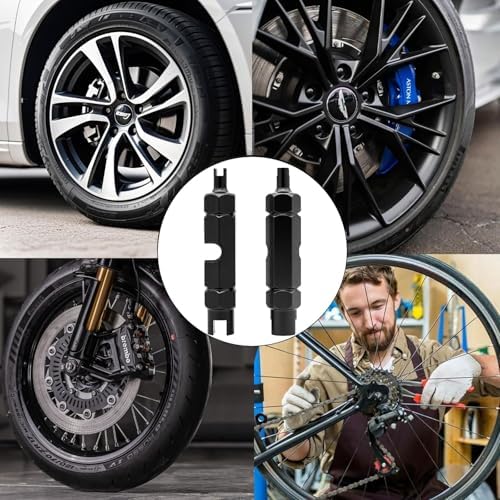 NEWHOOK 2 Pack Presta Valve Core Removal Tool Multi-Functional Bicycle Tire - Image 7