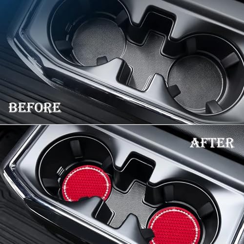 2PCS Bling Cup Holder Coaster, 2.75 Inch Auto Car Cup Holder Insert Coasters - Image 7