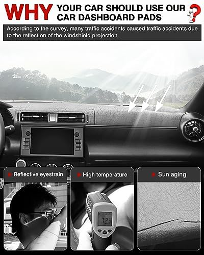 Autorder Dashboard Cover Mat for Toyota GR86/Subaru BRZ 2022-2025 2026 - Image 2