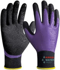 KAYGO Waterproof Work Gloves, Non-Slip Double Latex Coated by KAYGO