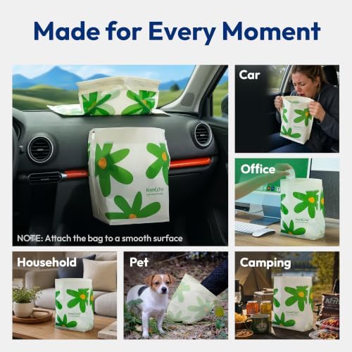 Disposable Car Garbage Bin Bags 60 PCS, Leak-proof Cleaning and Vomit Bags - Image 4