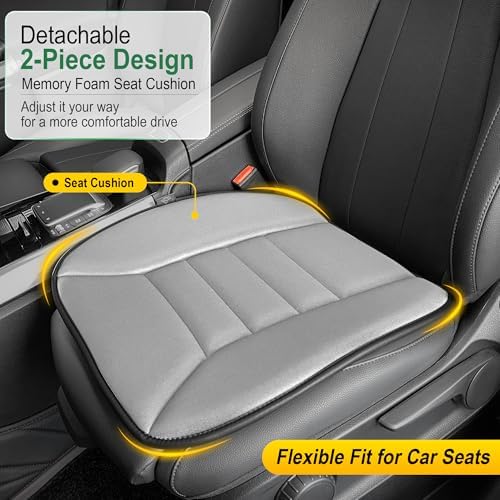 kingphenix 3-Piece Memory Foam Car Seat Cushion Set - Image 3