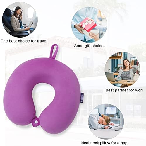 Travel Pillow Memory Foam Neck Pillow Airplane Car - Image 6