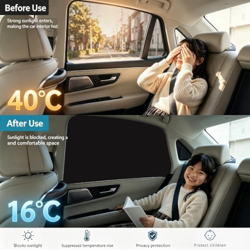 Magnetic Car Window Shades - Image 3